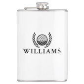 Flasques Classic Personalized Name Monogram Golf Ball (Devant)