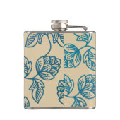 Flasques Classic Vintage Hop Leaves Pattern (Dos)