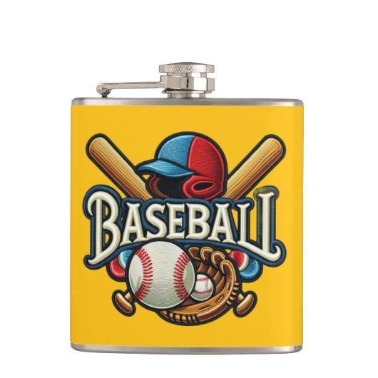 Flasques Classique Baseball Essentials / Stylish Retro Lege (Devant)