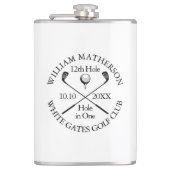 Flasques Classique moderne de trou en un de golf personnali (Devant)