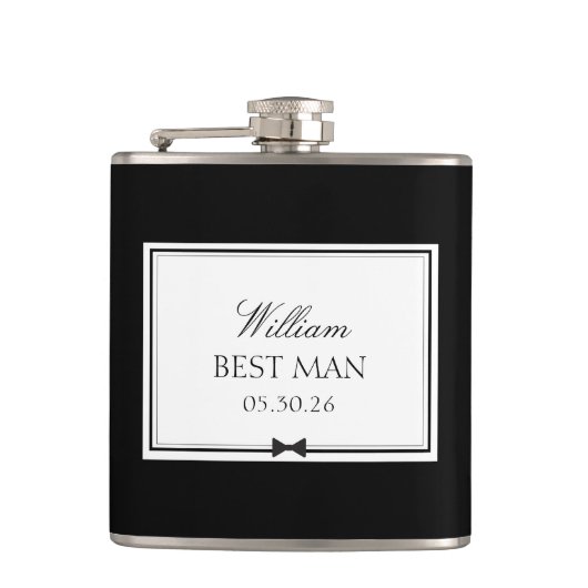 Flasques Classique Personnalisé Simple Bowtie Moderne Best  (Devant)