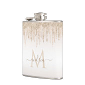 Flasques Classy Champagne Parties scintillant Driving Nom M (Gauche)