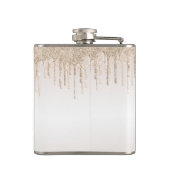 Flasques Classy Champagne Parties scintillant Driving Nom M (Dos)