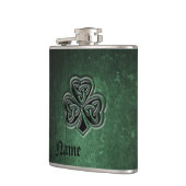 Flasques Classy grunge Irlandais shamrock chanceux personna (Gauche)