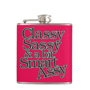 Flasques Classy Sassy et un peu Smart Assy