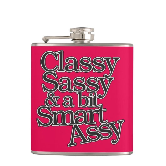 Flasques Classy Sassy et un peu Smart Assy (Devant)