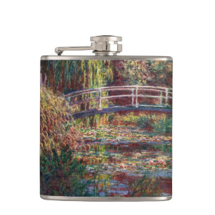 Flasques Claude Monet - Bassin de nymphéas, harmonie rose