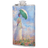 Flasques Claude Monet - Femme avec un parasol face à droite (Gauche)