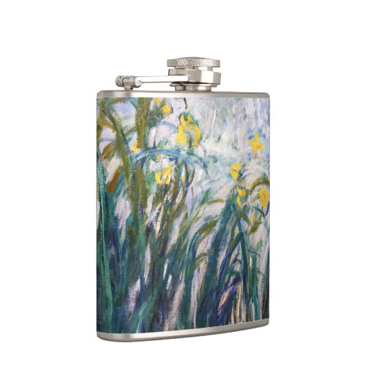 Flasques Claude Monet - Iris jaunes et violets (Droite)