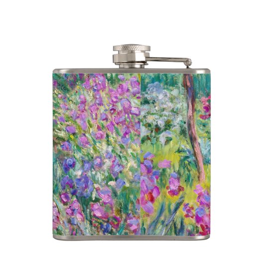 Flasques Claude Monet - Le jardin d'Iris à Giverny (Dos)