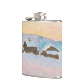 Flasques Claude Monet - Norvège Paysage, Maisons Bleues (Gauche)