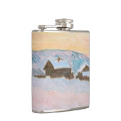 Flasques Claude Monet - Norvège Paysage, Maisons Bleues (Droite)