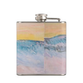 Flasques Claude Monet - Norvège Paysage, Maisons Bleues (Dos)