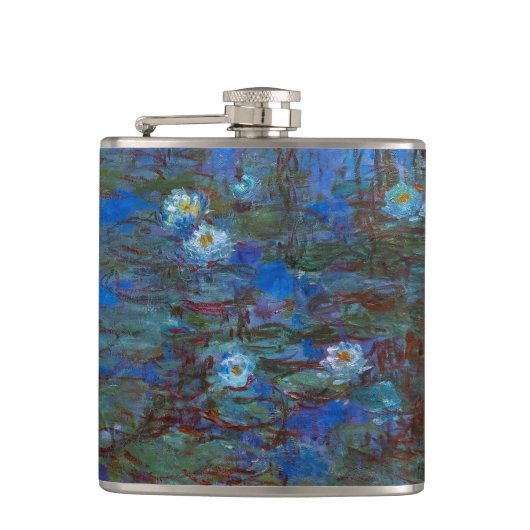 Flasques Claude Monet - Nymphéas bleus (Devant)