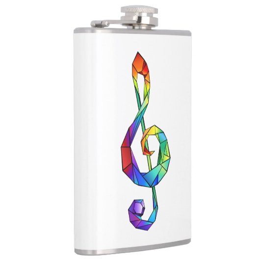 Flasques Clé de musique arc-en-ciel (Droite)