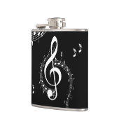 Flasques Climacic G Clef Music Black (Gauche)