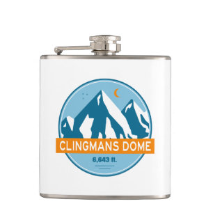 Flasques Clingmans Dome Caroline du Nord Tennessee Stars Lu