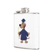 Flasques Clipart de graduation de chien (Gauche)