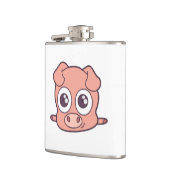 Flasques Clipart mignon de porc (Gauche)