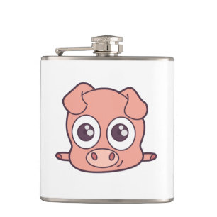 Flasques Clipart mignon de porc