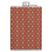 Flasques Cloches traditionnelles à sonnettes rouges et vert (Dos)