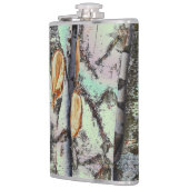 Flasques Close-up scene of birch log stumps, rustic charm (Gauche)