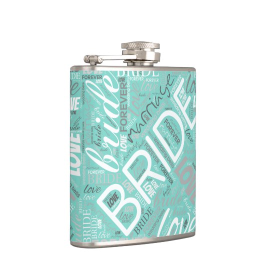 Flasques Cloud blanc de mot de mariée ID253 (Droite)