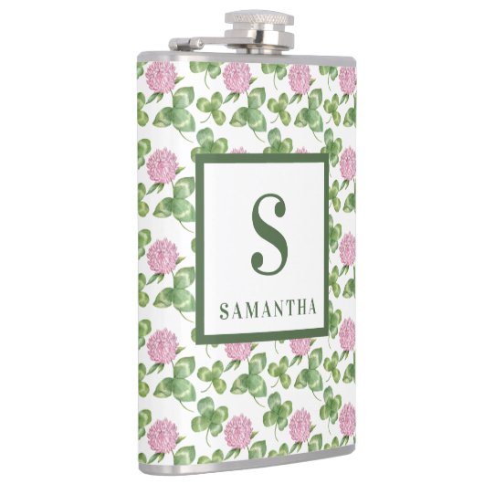 Flasques Clover violet | Monogramme de la Saint Patrick (Droite)