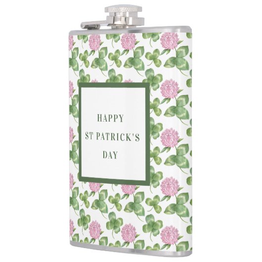 Flasques Clover violet | Saint Patrick's Day (Gauche)
