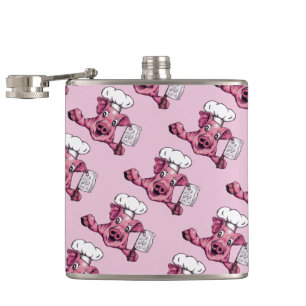 Flasques Cochon Le Maniaque Homicidaire Dessin Animé Drôle