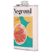 Flasques Cocktail Tropical Pink Negroni Retro (Gauche)