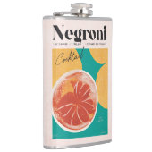 Flasques Cocktail Tropical Pink Negroni Retro (Droite)