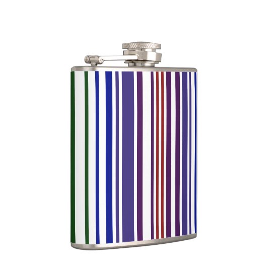 Flasques Code barre double arc-en-ciel (Droite)