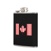 Flasques CODE BARRE DRAPEAU CANADA Code-barres canadien (Gauche)