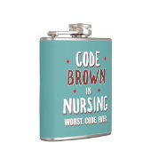 Flasques Code Infirmière Brown Code le plus mauvais jamais (Droite)