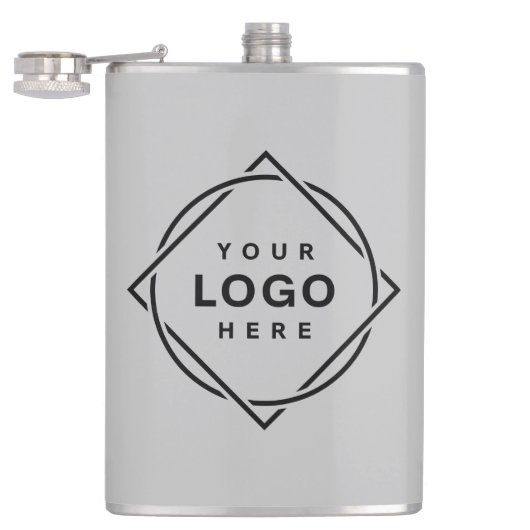 Flasques Code QR noir élégant et élégant (Ouvert)