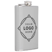 Flasques Code QR noir élégant et élégant (Droite)