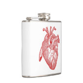 Flasques Coeur Anatomique Rouge (Droite)