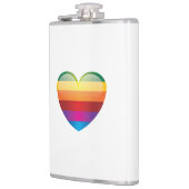 Flasques Coeur arc-en-ciel (Gauche)