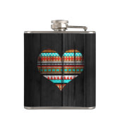 Flasques Coeur aztèque (Dos)