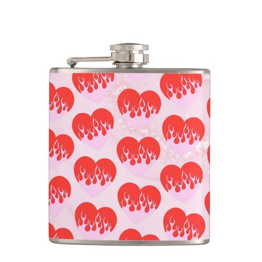 Flasques Cœur de feu (Devant)