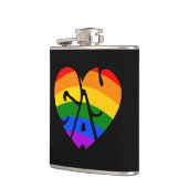 Flasques Coeur gay (Gauche)