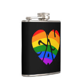 Flasques Coeur gay (Droite)