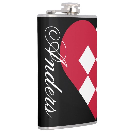 Flasques Coeur scandinave (Droite)