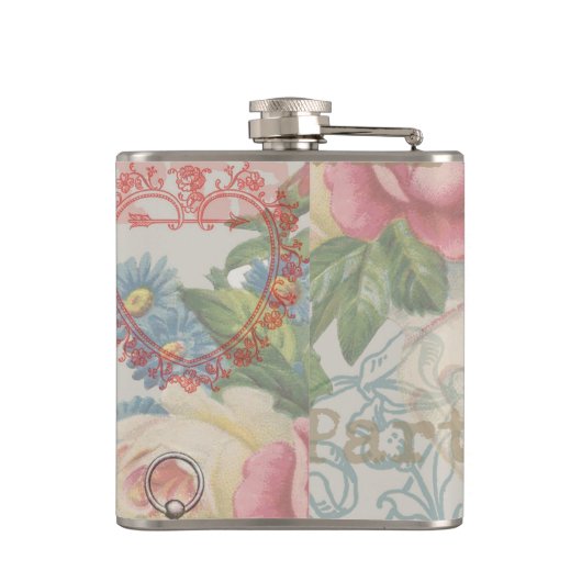 Flasques Coeurs de lapin blanc Alice Classic (Dos)