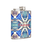 Flasques Coeurs de mandala bleu motif Thunder_Cove (Droite)