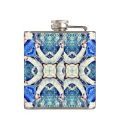 Flasques Coeurs de mandala bleu motif Thunder_Cove (Dos)