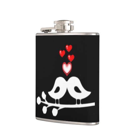 FLASQUES ***COEURS ET INSÉPARABLES*** FLASK POUR ELLE (Gauche)