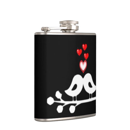 FLASQUES ***COEURS ET INSÉPARABLES*** FLASK POUR ELLE (Droite)