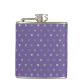Flasques Coeurs minuscules polka sur violet violet Ultra vi (Devant)